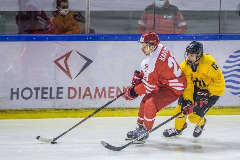 Ice Hockey. Three Seas Tournament. Poland - Lithuania. 19.04.2021