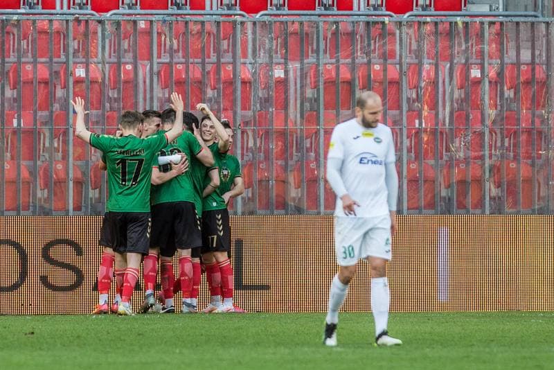 Football. Fortuna I Liga. GKS Tychy - Radomiak Radom. 20.04.2021