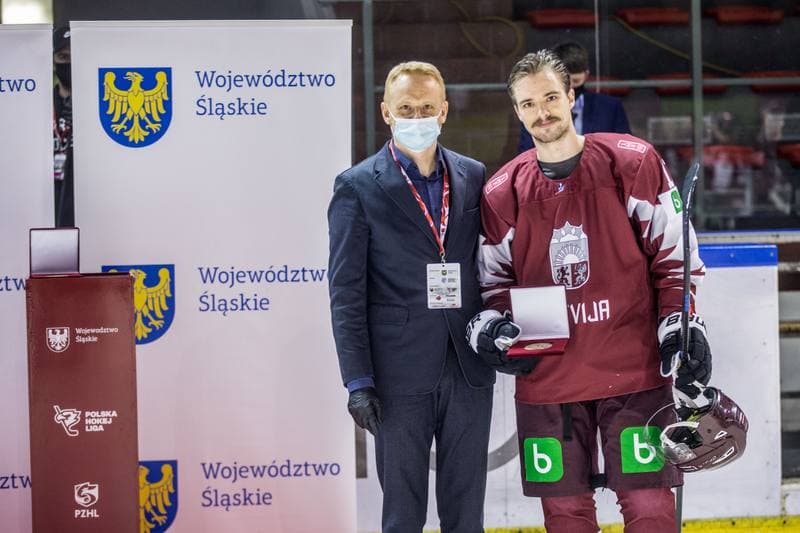 Ice Hockey. Three Seas Tournament. Poland - Latvia. 21.04.2021