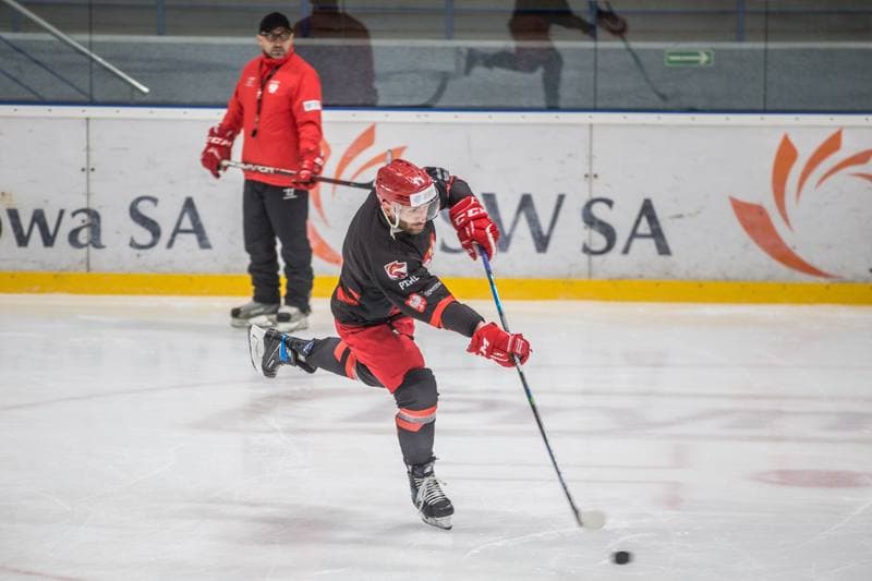Ice Hockey. Poland national team. Training. 02.05.2021