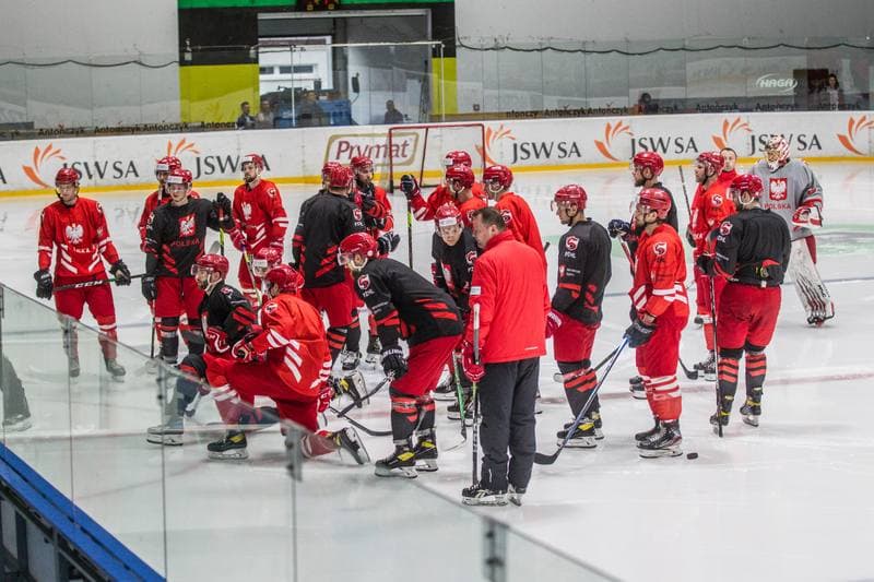 Ice Hockey. Poland national team. Training. 12.05.2021