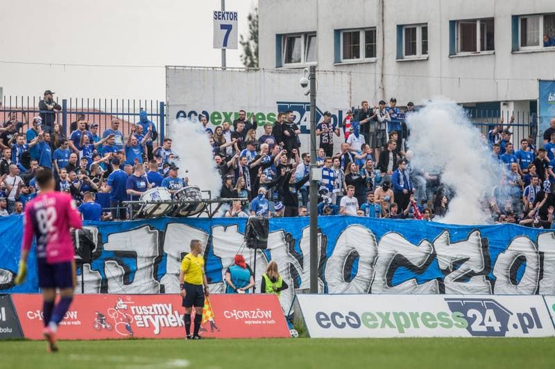 Football. III Liga. Ruch Chorzow - LKS Goczalkowice Zdroj. 12.06.2021