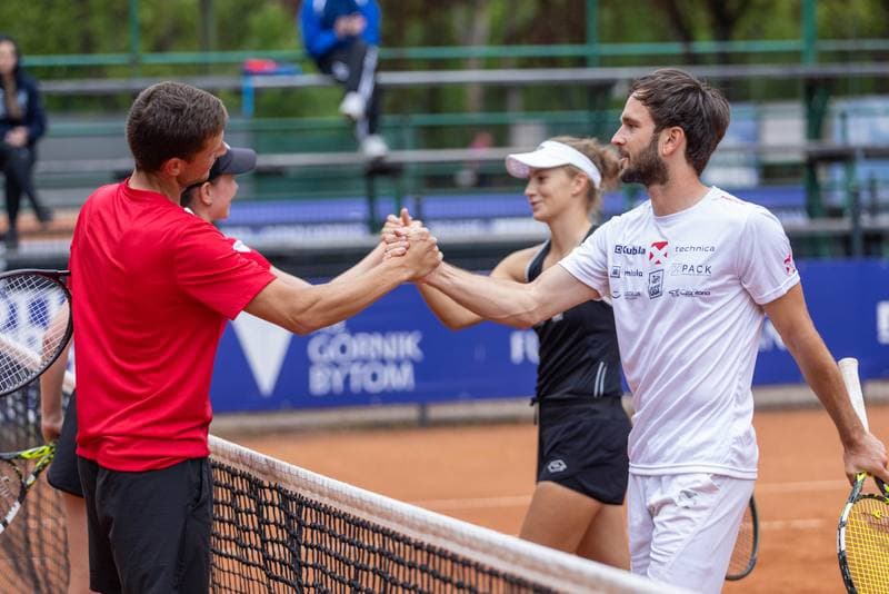 Tennis. Lotto SuperLiga. Gornik Bytom - Kubala Ustron. 14.05.2023
