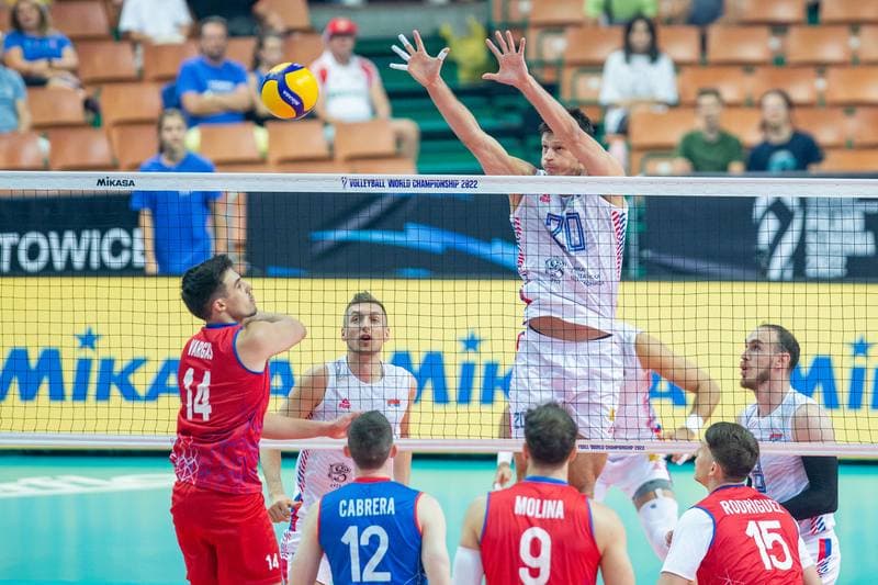 Volleyball. FIVB Men's World Championship. Serbia - Puerto Rico. 29.08.2022
