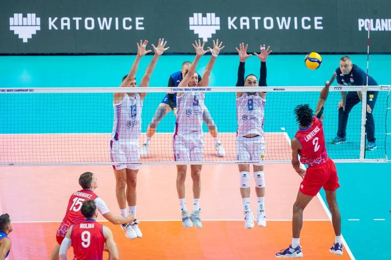 Volleyball. FIVB Men's World Championship. Serbia - Puerto Rico. 29.08.2022
