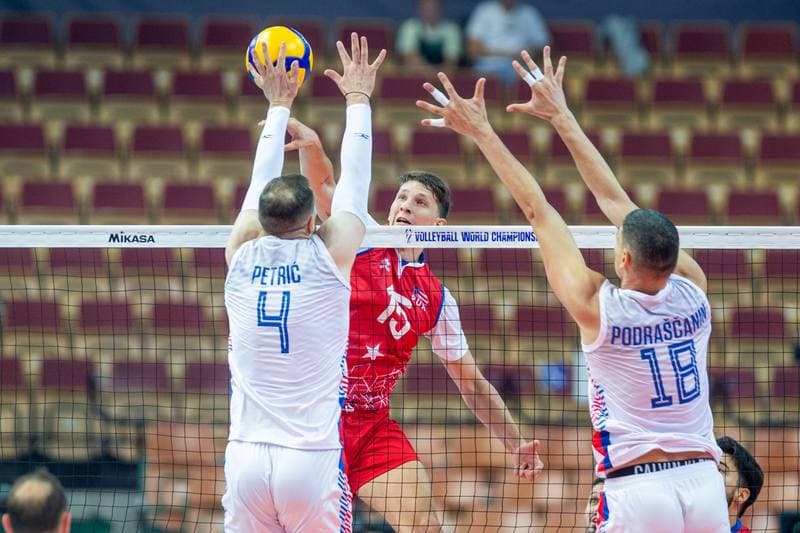 Volleyball. FIVB Men's World Championship. Serbia - Puerto Rico. 29.08.2022