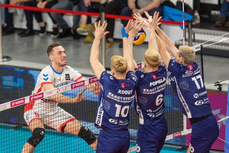 Volleyball. Tauron I Liga. MKS Bedzin - Exact Systems Norwid Czestochowa. 18.05.2023