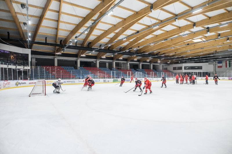 Ice Hockey. Poland national team. Training. 13.12.2021