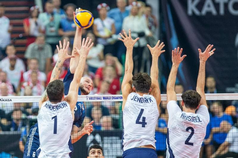 Volleyball. FIVB Men's World Championship. Poland - USA. 30.08.2022