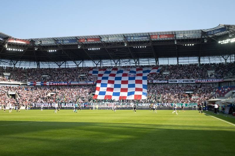 Football. PKO BP Ekstraklasa. Gornik Zabrze - Pogon Szczecin. 20.05.2023