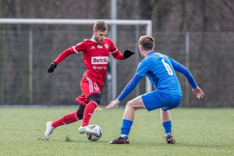 Football. Sparing. Piast Gliwice - LKS Goczalkowice Zdroj. 15.01.2022