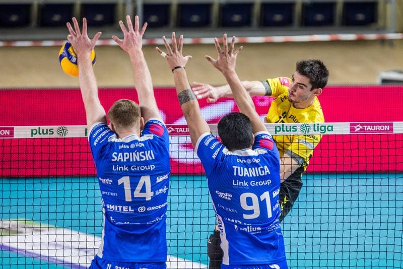 Volleyball. PlusLiga. GKS Katowice - Slepsk Malow Suwalki. 25.02.2022