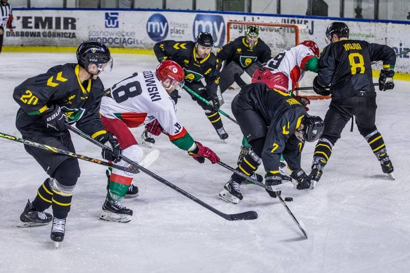 Ice Hockey. Polska Hokej Liga. Zaglebie Sosnowiec - GKS Katowice. 28.02.2022