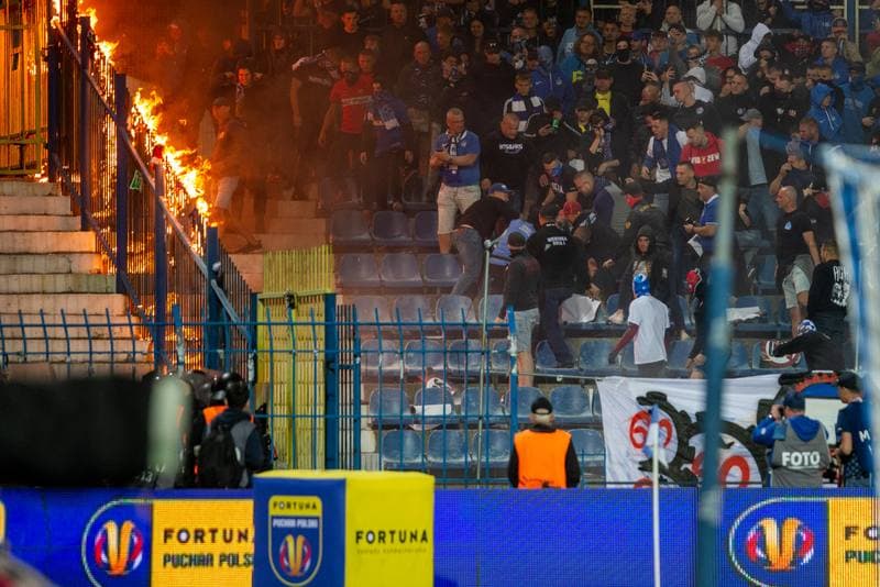 Football. Fortuna Puchar Polski. Ruch Chorzow - Gornik Zabrze. 01.09.2022