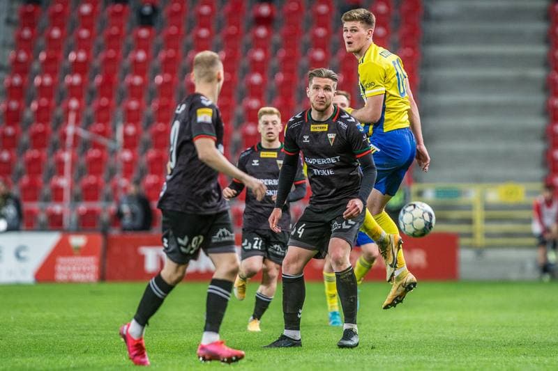 Football. Fortuna I Liga. GKS Tychy - Arka Gdynia. 07.04.2022