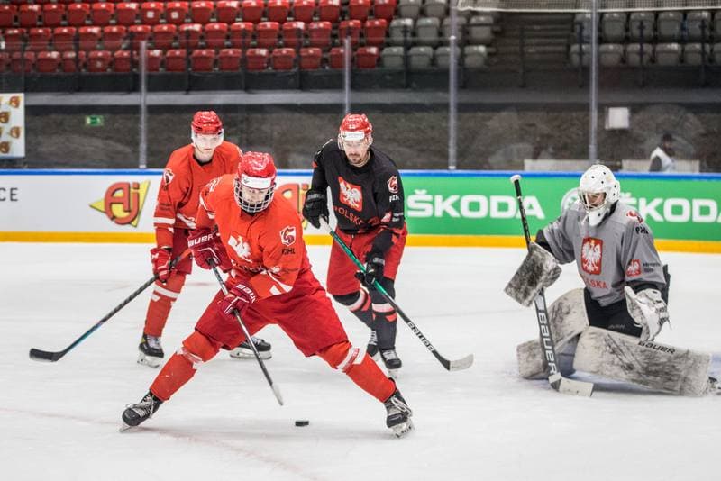 Ice Hockey. Poland national team. Training. 24.04.2022