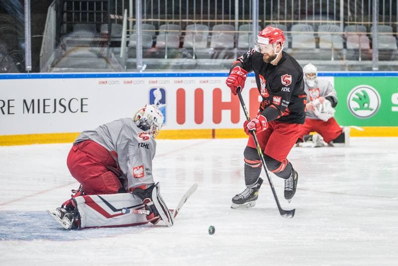 Ice Hockey. Poland national team. Training. 29.04.2022