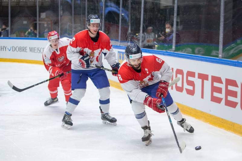 Ice Hockey. World Championship Division 1 Group B. Serbia - Poland. 29.04.2022