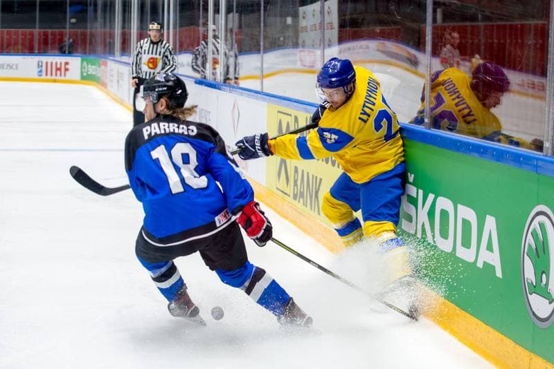 Ice Hockey. World Championship Division 1 Group B. Estonia - Ukraine. 01.05.2022