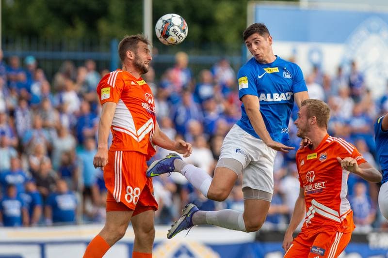 Football. Fortuna I Liga. Ruch Chorzow - Bruk-Bet Termalica Nieciecza. 27.08.2022