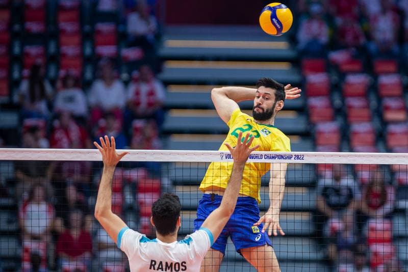 Volleyball. FIVB Men's World Championship. Argentina - Brazil. 08.09.2022