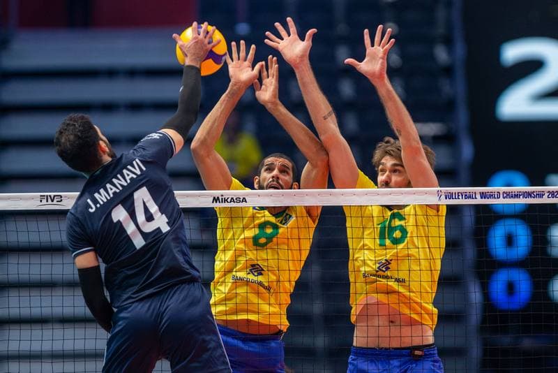 Volleyball. FIVB Men's World Championship. Brazil - Iran. 06.09.2022