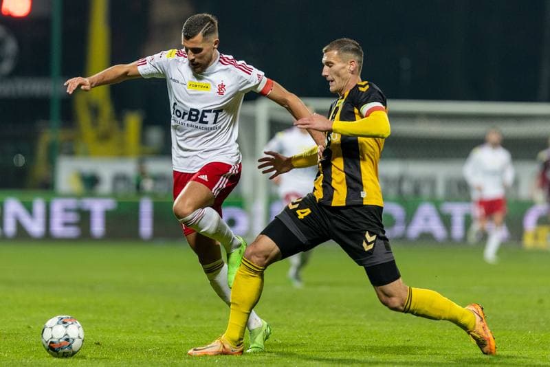 Football. Fortuna I Liga. GKS Katowice - LKS Lodz. 11.11.2022