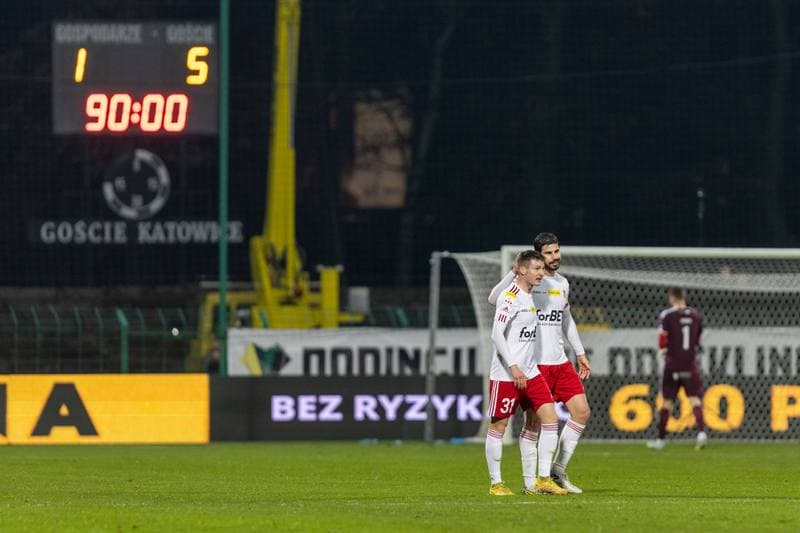 Football. Fortuna I Liga. GKS Katowice - LKS Lodz. 11.11.2022