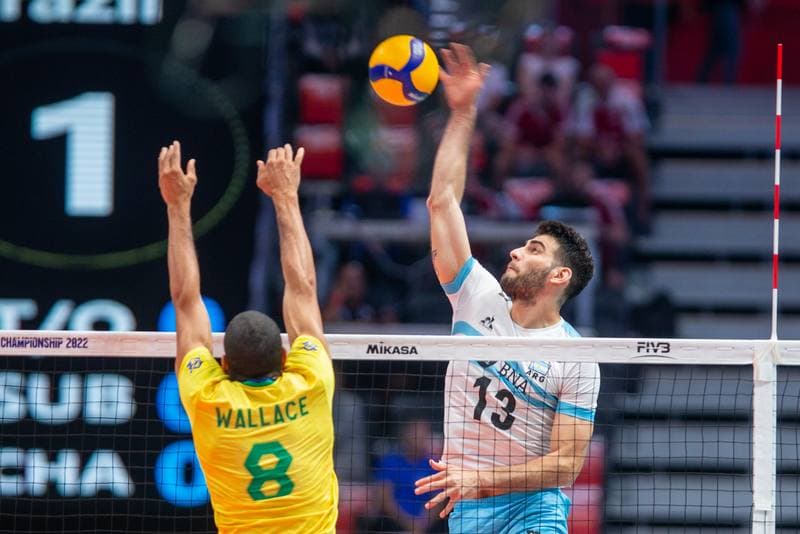 Volleyball. FIVB Men's World Championship. Argentina - Brazil. 08.09.2022