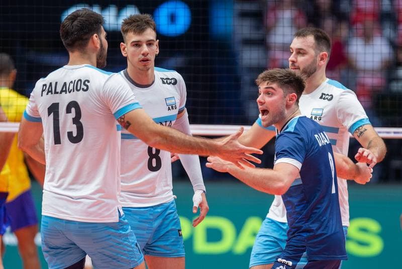 Volleyball. FIVB Men's World Championship. Argentina - Brazil. 08.09.2022