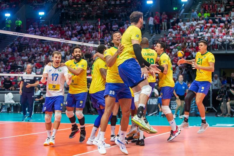 Volleyball. FIVB Men's World Championship. Argentina - Brazil. 08.09.2022
