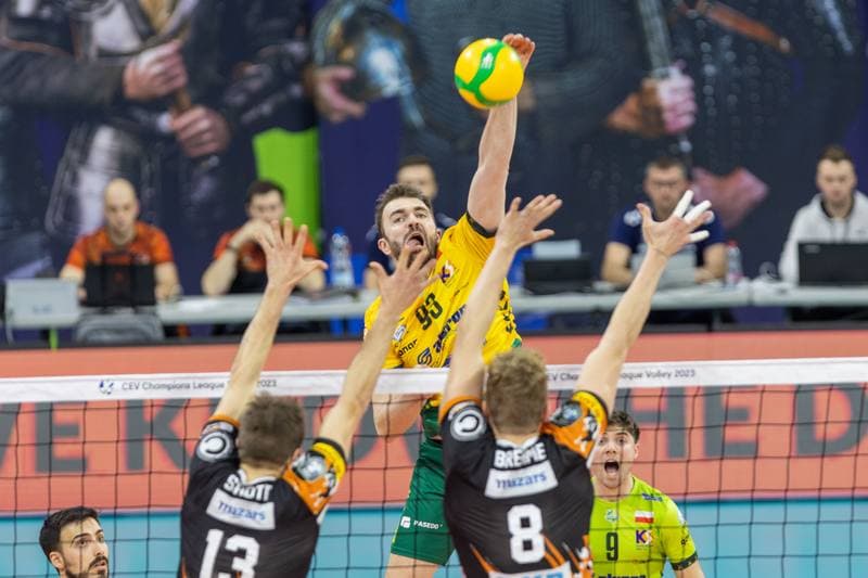 Volleyball. CEV Champions League. Aluron CMC Warta Zawiercie - Berlin Recycling Volleys. 30.11.2022