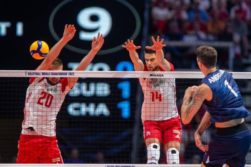 Volleyball. FIVB Men's World Championship. Poland - USA. 08.09.2022