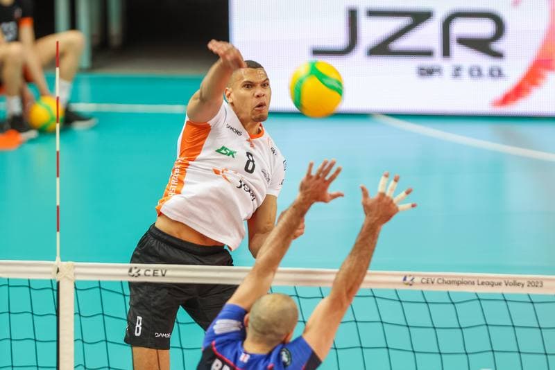 Volleyball. CEV Champions League. Jastrzebski Wegiel - Halbank Ankara. 04.05.2023