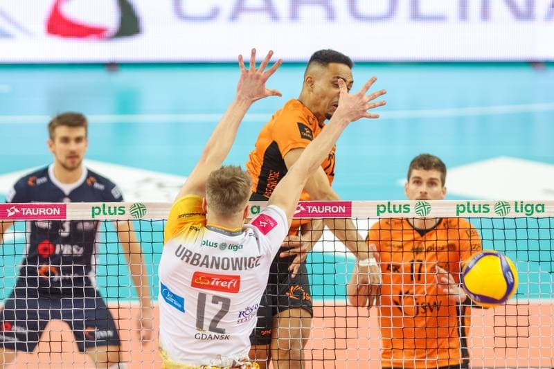 Volleyball. PlusLiga. Jastrzebski Wegiel - Trefl Gdansk. 09.04.2023