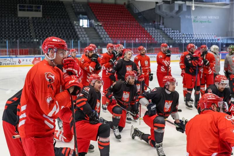 Ice Hockey. Poland national team. Training. 10.04.2023