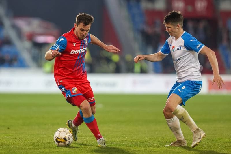 Football. Fortuna:Liga. Banik Ostrava - Viktoria Plzen. 16.04.2023