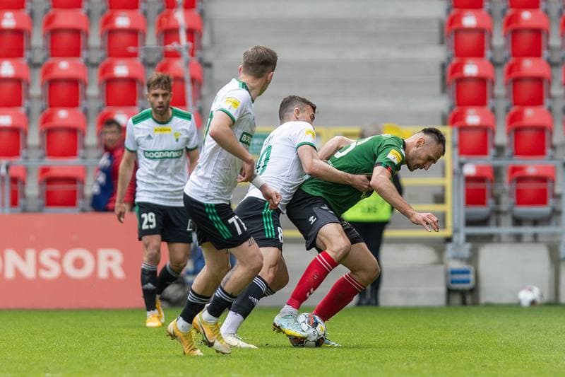 Football. Fortuna I Liga. GKS Tychy - Gornik Leczna. 29.04.2023