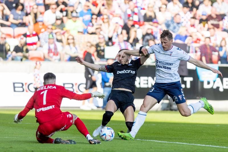 Football. PKO BP Ekstraklasa. Gornik Zabrze - Pogon Szczecin. 20.05.2023