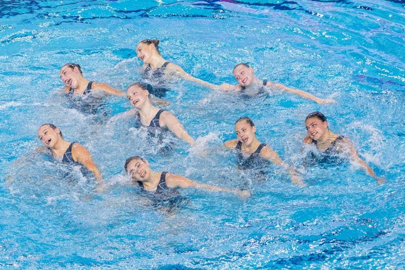 Artistic Swimming. European Games. Medal Ceremony. 23.06.2023