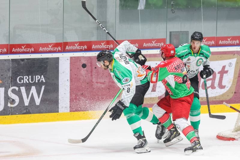 Ice Hockey. Tauron Hokej Liga. JKH GKS Jastrzebie - Zaglebie Sosnowiec. 15.09.2023
