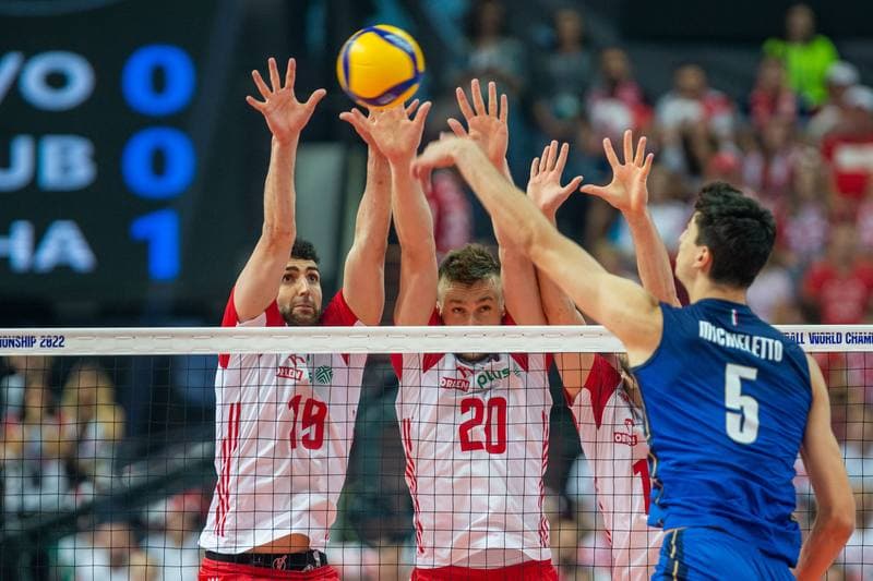 Volleyball. FIVB Men's World Championship. Poland - Italy. 11.09.2022