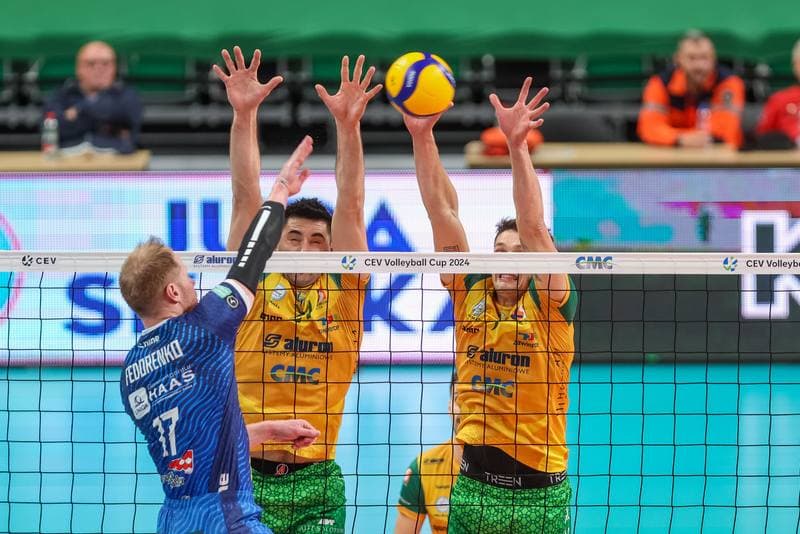 Volleyball. CEV Cup. Aluron CMC Warta Zawiercie - TSV Raiffeisen Hartberg. 25.10.2023