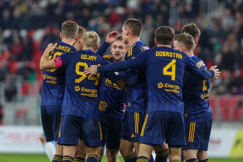 Football. Fortuna I Liga. Zaglebie Sosnowiec - Arka Gdynia. 12.11.2023