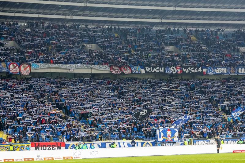 Football. PKO BP Ekstraklasa. Ruch Chorzow - Radomiak Radom. 13.11.2023