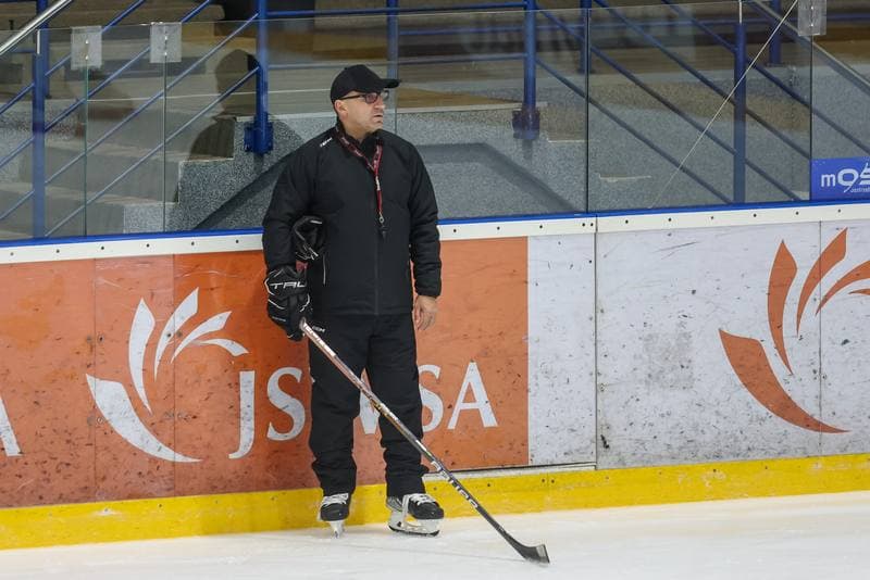 Ice Hockey. Poland national team. Training. 10.12.2023