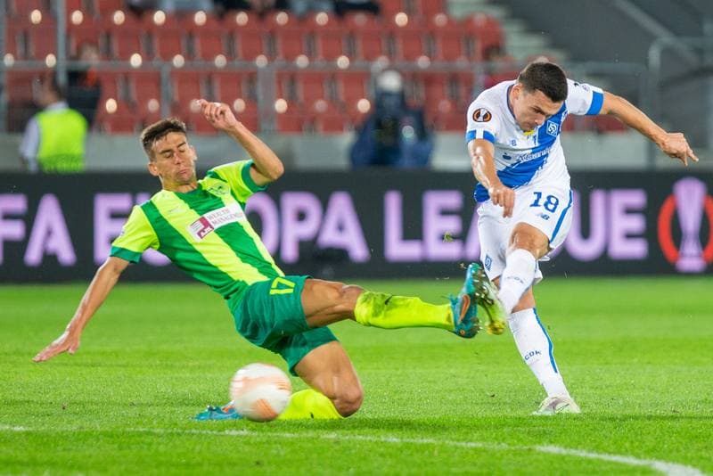 Football. UEFA Europa League. Dynamo Kyiv - AEK Larnaca. 15.09.2022