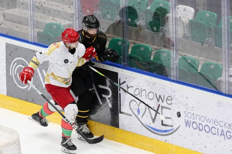 Ice Hockey. Tauron Hokej Liga. Zaglebie Sosnowiec - GKS Katowice. 21.01.2024