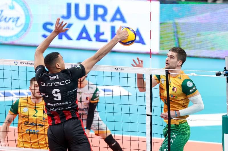 Volleyball. CEV Cup. Aluron CMC Warta Zawiercie - Asseco Resovia Rzeszow. 08.02.2024
