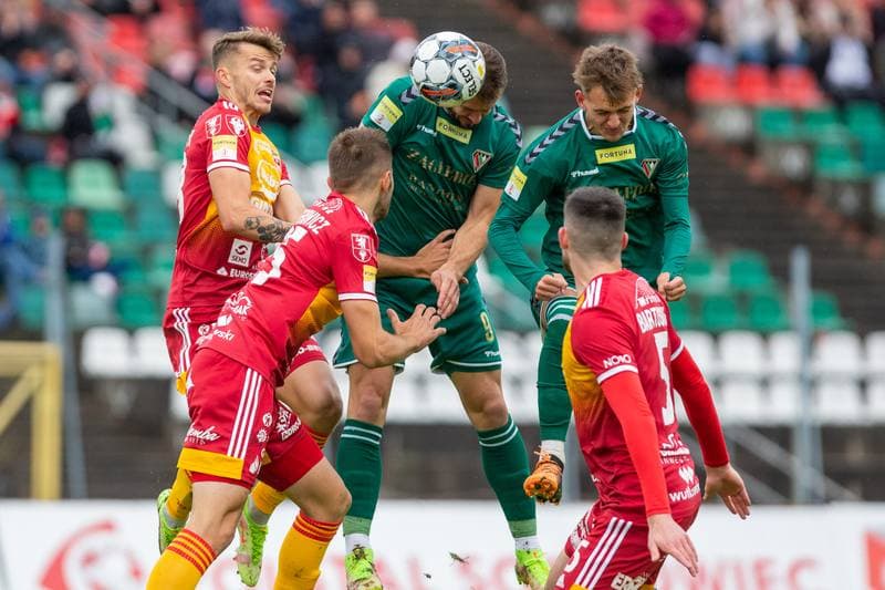 Football. Fortuna I Liga. Zaglebie Sosnowiec - Chojniczanka Chojnice. 18.09.2022